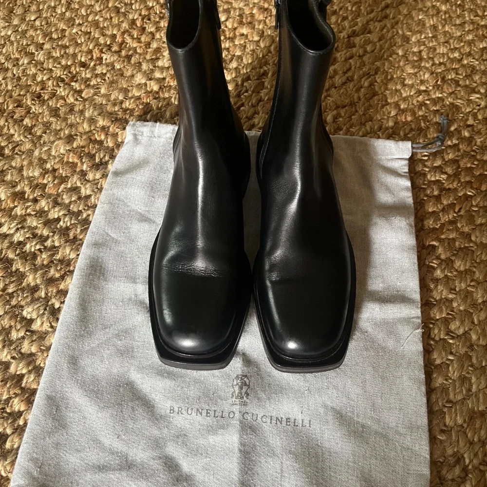 Brunello Cucinelli Women’s Leather Boots - Picture 3 of 7